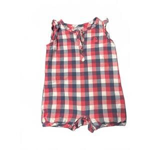 Adorable Carhartt Red Plaid Baby Romper 6 Month
